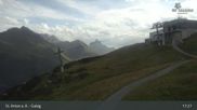 Archived webcam image showing Galzig Top Station - St. Anton on 10 Aug 2026 at 17:34