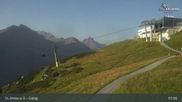 Archived webcam image showing Galzig Top Station - St. Anton on 12 Aug 2026 at 08:54