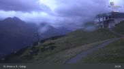 Archived webcam image showing Galzig Top Station - St. Anton on 19 Aug 2026 at 01:01