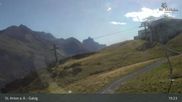 Archived webcam image showing Galzig Top Station - St. Anton on 12 Sep 2026 at 15:02