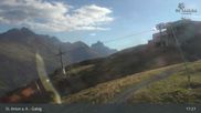 Archived webcam image showing Galzig Top Station - St. Anton on 12 Sep 2026 at 17:02