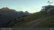 Archived webcam image showing Galzig Top Station - St. Anton on 12 Sep 2026 at 19:02