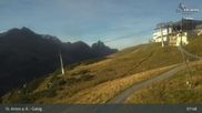 Archived webcam image showing Galzig Top Station - St. Anton on 20 Sep 2026 at 08:58