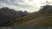 Archived webcam image showing Galzig Top Station - St. Anton on 20 Sep 2026 at 15:58