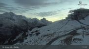 Archived webcam image showing Galzig Top Station - St. Anton on 27 Oct 2026 at 03:47