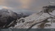Archived webcam image showing Galzig Top Station - St. Anton on 27 Oct 2026 at 07:47