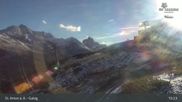 Archived webcam image showing Galzig Top Station - St. Anton on 27 Oct 2026 at 15:47