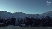 Archiviertes Webcam Bild: St. Anton - Bergstation Gampenbahn am 26 Feb 2026 um 07:03 Uhr