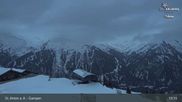 Archived webcam image showing Mountain Restaurant Gampen / Top Station Gampenbahn on 30 Mar 2026 at 05:44