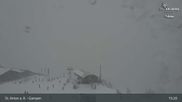 Archived webcam image showing Mountain Restaurant Gampen / Top Station Gampenbahn on 30 Mar 2026 at 15:44