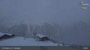 Archived webcam image showing Mountain Restaurant Gampen / Top Station Gampenbahn on 1 Apr 2026 at 05:40