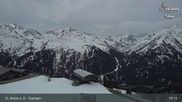 Archiviertes Webcam Bild: St. Anton - Bergstation Gampenbahn am 12.04.2026 um 19:57 Uhr