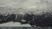 Archiviertes Webcam Bild: St. Anton - Bergstation Gampenbahn am 13.04.2026 um 11:44 Uhr