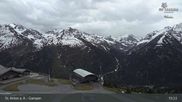 Archiviertes Webcam Bild: St. Anton - Bergstation Gampenbahn am 10.05.2026 um 15:03 Uhr