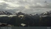 Archived webcam image showing Mountain Restaurant Gampen / Top Station Gampenbahn on 6 Jun 2026 at 07:21