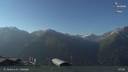 Archived webcam image showing Mountain Restaurant Gampen / Top Station Gampenbahn on 25 Jun 2026 at 07:56