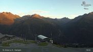 Archived webcam image showing Mountain Restaurant Gampen / Top Station Gampenbahn on 12 Sep 2026 at 03:04