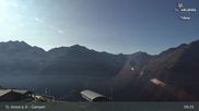 Archived webcam image showing Mountain Restaurant Gampen / Top Station Gampenbahn on 12 Sep 2026 at 09:04