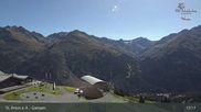 Archived webcam image showing Mountain Restaurant Gampen / Top Station Gampenbahn on 12 Sep 2026 at 13:04