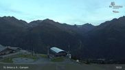 Archived webcam image showing Mountain Restaurant Gampen / Top Station Gampenbahn on 18 Sep 2026 at 03:36