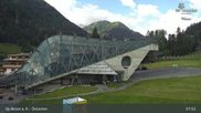 Archived webcam image showing Galzigbahn Base Station (St. Anton) on 23 Jun 2026 at 08:17