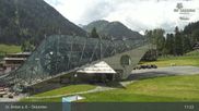 Archived webcam image showing Galzigbahn Base Station (St. Anton) on 23 Jun 2026 at 11:17