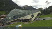 Archived webcam image showing Galzigbahn Base Station (St. Anton) on 23 Jul 2026 at 09:02