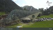 Archived webcam image showing Galzigbahn Base Station (St. Anton) on 23 Jul 2026 at 15:02