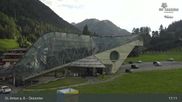 Archived webcam image showing Galzigbahn Base Station (St. Anton) on 23 Jul 2026 at 17:01