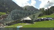 Archived webcam image showing Galzigbahn Base Station (St. Anton) on 29 Jul 2026 at 11:39