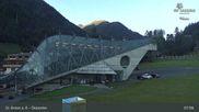 Archived webcam image showing Galzigbahn Base Station (St. Anton) on 12 Sep 2026 at 08:02