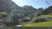 Archived webcam image showing Galzigbahn Base Station (St. Anton) on 12 Sep 2026 at 13:02