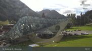 Archived webcam image showing Galzigbahn Base Station (St. Anton) on 21 Sep 2026 at 13:30