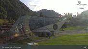 Archived webcam image showing Galzigbahn Base Station (St. Anton) on 21 Sep 2026 at 17:30