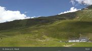 Archived webcam image showing St. Anton: Rendl Mountain Restaurant on 21 Jul 2026 at 15:27