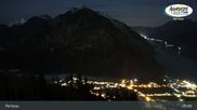 Archived webcam image showing Panoramic View of Lake Achensee and Pertisau on 9 Mar 2026 at 05:05