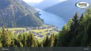 Archived webcam image showing Panoramic View of Lake Achensee and Pertisau on 29 May 2026 at 07:01