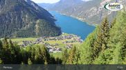 Archived webcam image showing Panoramic View of Lake Achensee and Pertisau on 29 May 2026 at 17:01