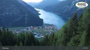 Archived webcam image showing Panoramic View of Lake Achensee and Pertisau on 29 May 2026 at 21:01