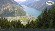 Archived webcam image showing Panoramic View of Lake Achensee and Pertisau on 7 Jun 2026 at 11:00