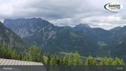 Archived webcam image showing Panoramic View of Lake Achensee and Pertisau on 7 Jun 2026 at 13:00