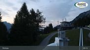 Archived webcam image showing Panoramic View of Lake Achensee and Pertisau on 14 Jul 2026 at 05:57