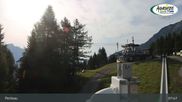 Archived webcam image showing Panoramic View of Lake Achensee and Pertisau on 14 Jul 2026 at 08:57