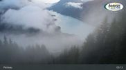 Archived webcam image showing Panoramic View of Lake Achensee and Pertisau on 15 Jul 2026 at 05:51