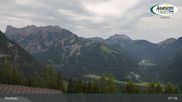 Archived webcam image showing Panoramic View of Lake Achensee and Pertisau on 15 Jul 2026 at 07:51