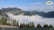 Archived webcam image showing Panoramic View of Lake Achensee and Pertisau on 6 Aug 2026 at 08:55