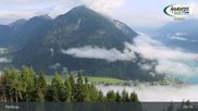 Archived webcam image showing Panoramic View of Lake Achensee and Pertisau on 6 Aug 2026 at 09:55