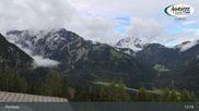 Archived webcam image showing Panoramic View of Lake Achensee and Pertisau on 5 Oct 2026 at 13:24