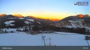 Archived webcam image showing Skiing area Roggenboden (Alpbachtal Wildschönau) on 26 Feb 2026 at 07:54