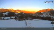 Archived webcam image showing Skiing area Roggenboden (Alpbachtal Wildschönau) on 26 Feb 2026 at 08:54